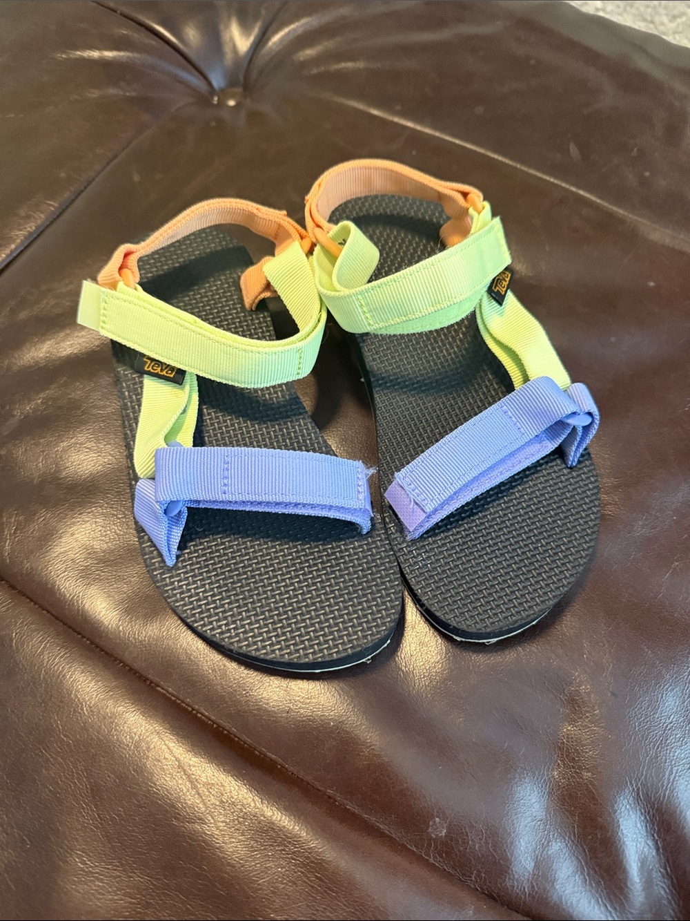 Teva Kids Green, Purple & Orange Strap Sandals